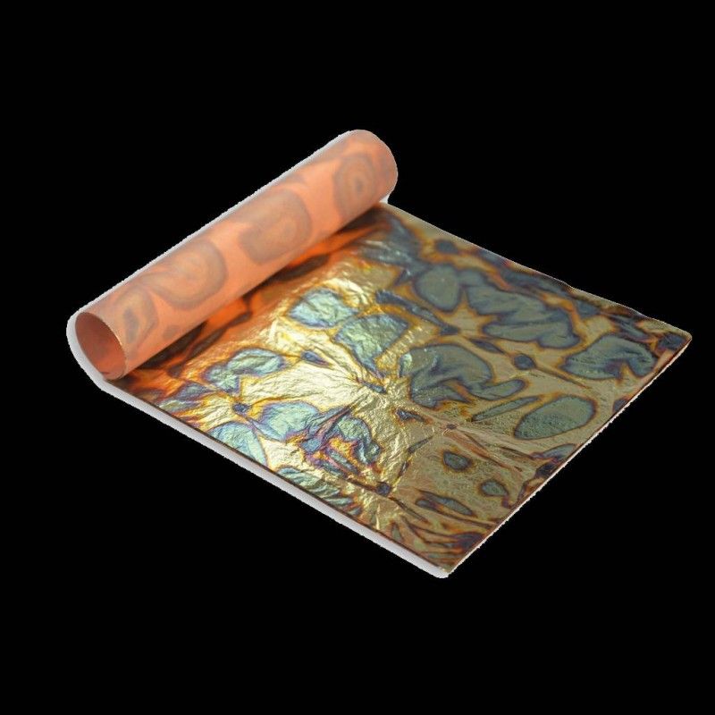 Variegated Gold Blue Leaf - 25 Sheets