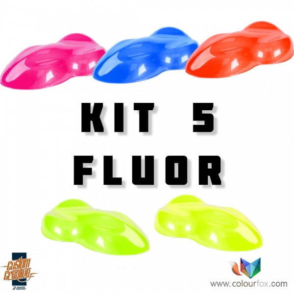 Set Neonfarben Racing 150ml x 5 - Custom Creative