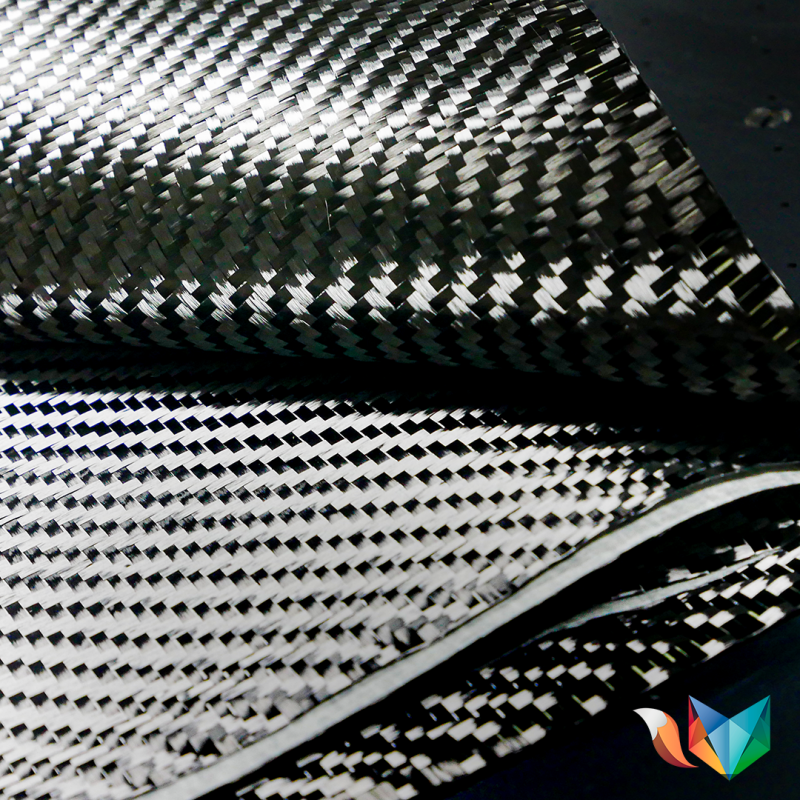Tejido de Fibra de Carbono 3K Sarga 2x2 de 160gr/m2 - ancho 1000mm