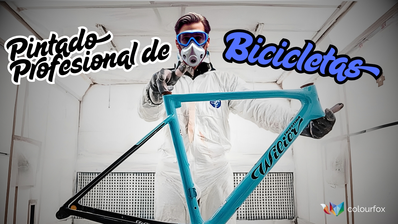 Pintado profesional de bicicletas, personalización premium para marcas 